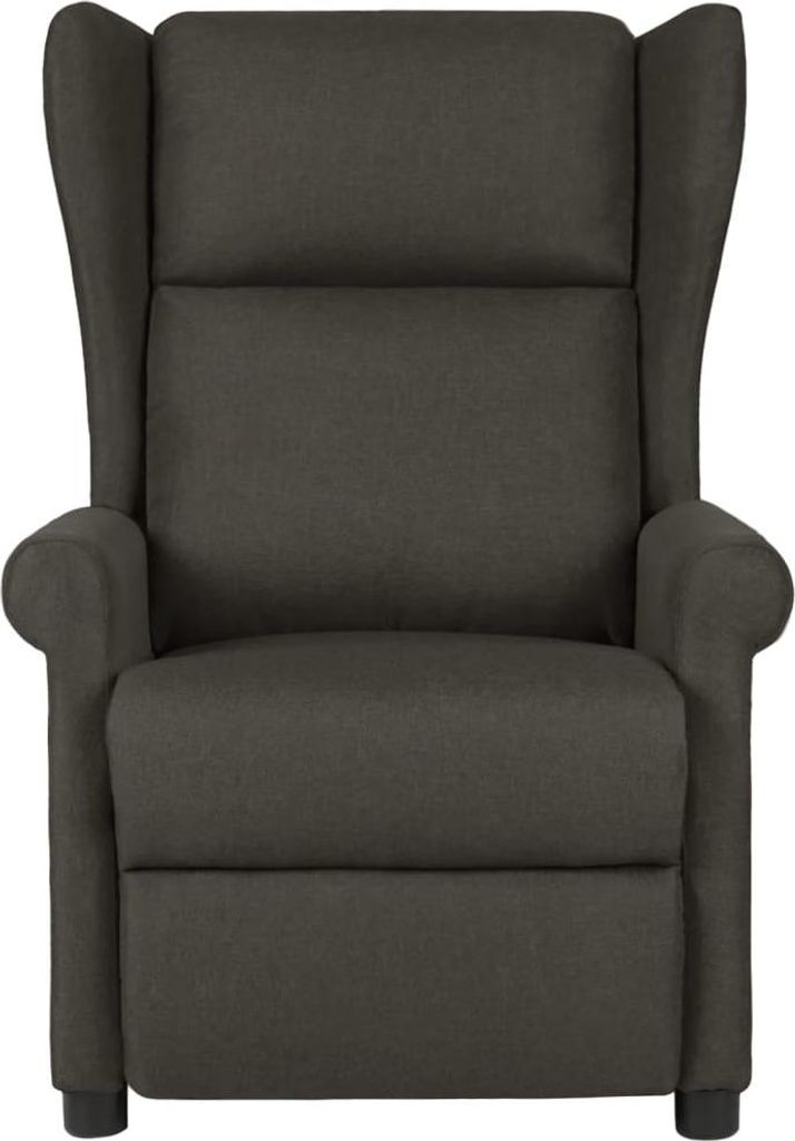 vidaXL Relaxsessel Taupe Stoff