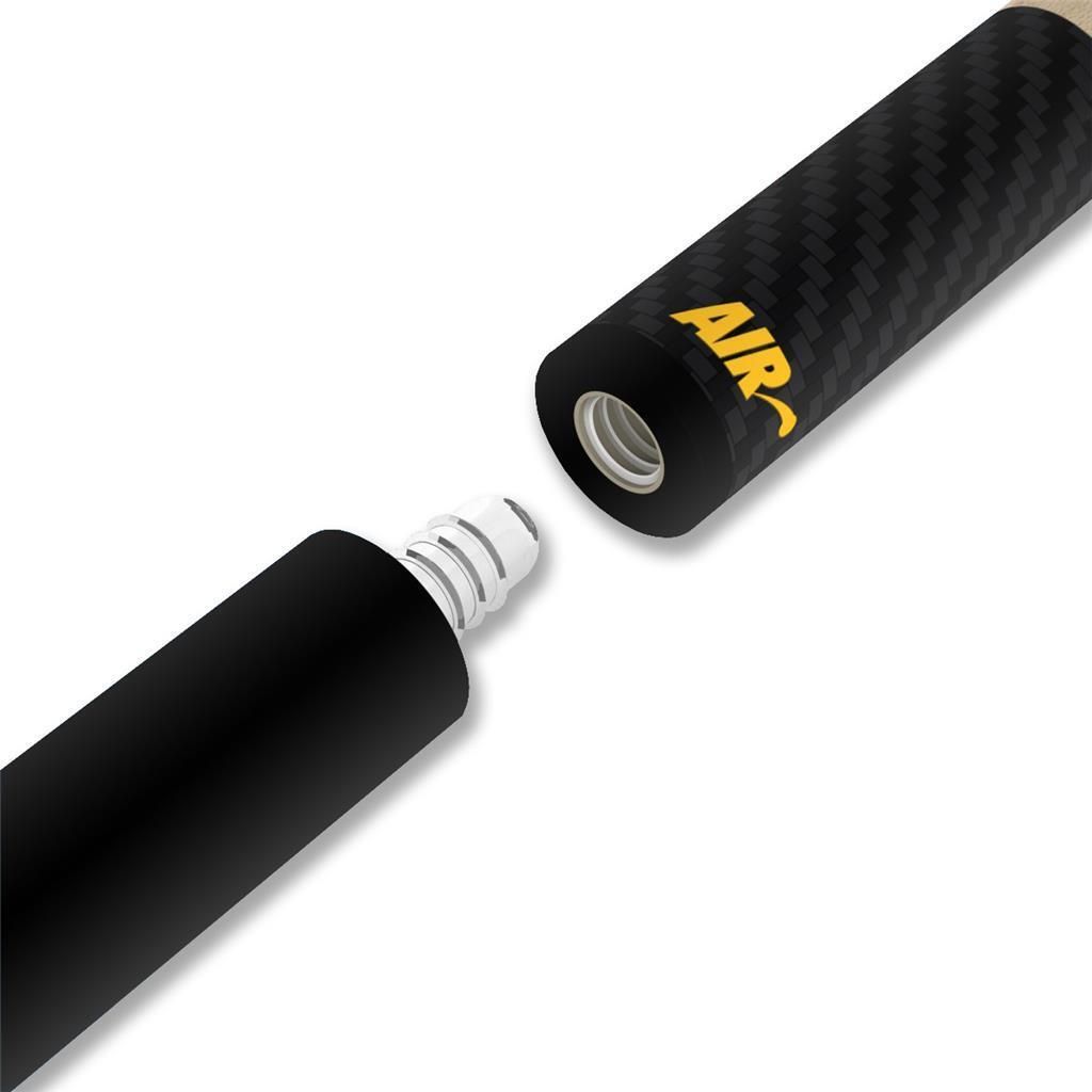 Billardqueue, Pool, Predator Air 2 Jump, dreiteilig, schwarz, Mini-Radial