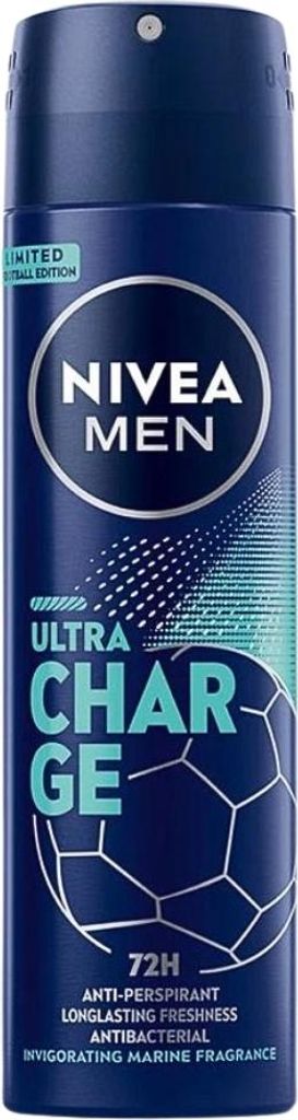 Nivea - Men - Deodorant - Spray - Ultra Charge - 150 ml - 1 Stück