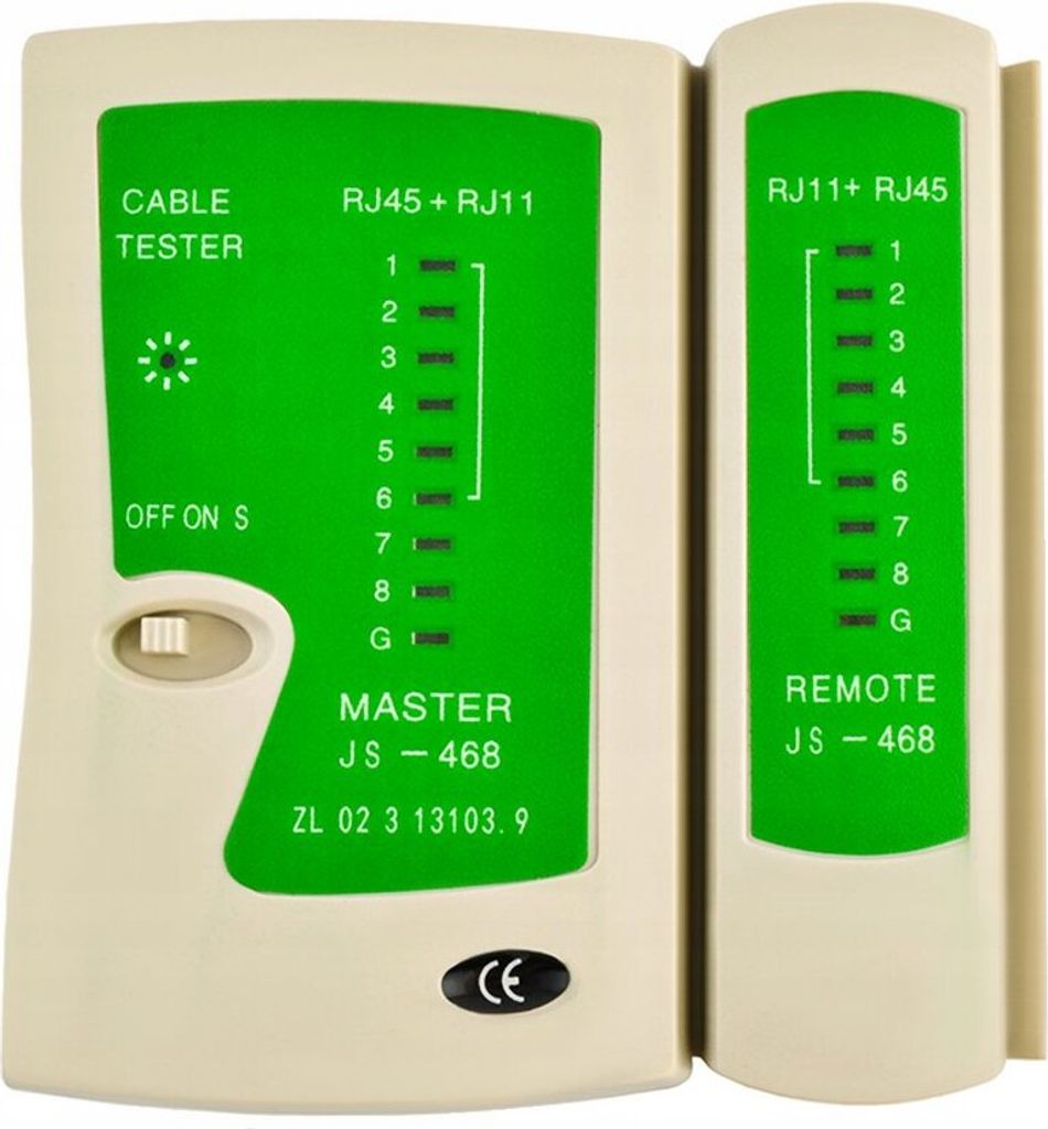 ISO 423 Kabelový tester RJ11, RJ12, RJ45, LED kontrola Obrázek produktu 
