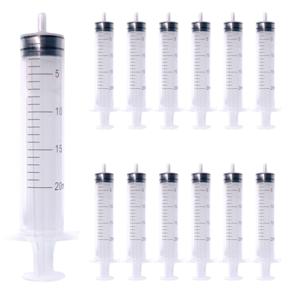 50 Stück Spritzen Ohne Nadel 20ml Spritze Gropackung Plastikspritzen