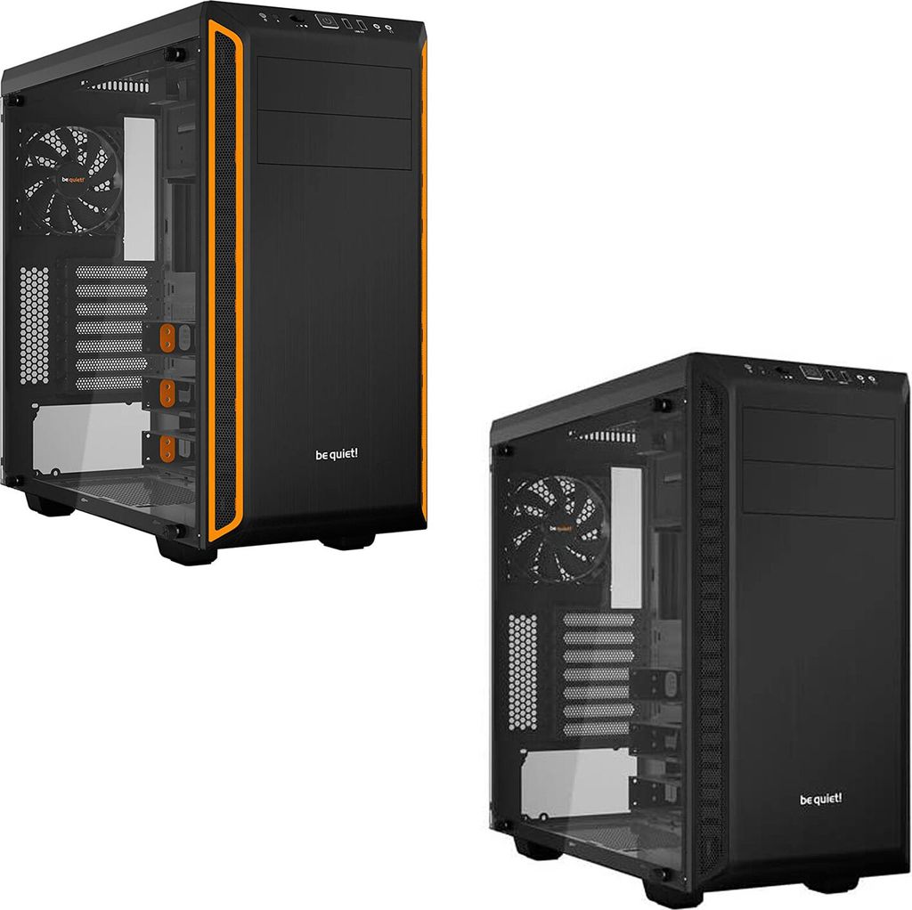 Be Quiet Pure Base 600 Tower-gehäuse Mit Fenster Schwarz Schwarz One Size