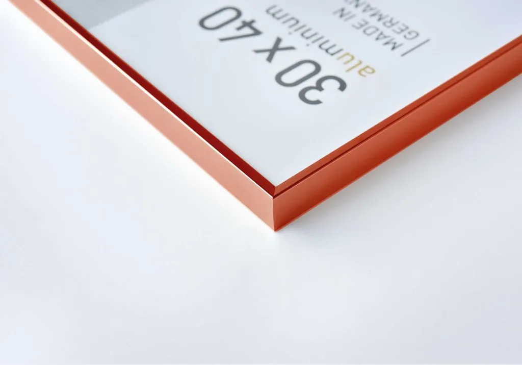 Cornice Alluminio 30x40 Pixel Rosso Tornado | Montaggio Rapido Nielsen - 8