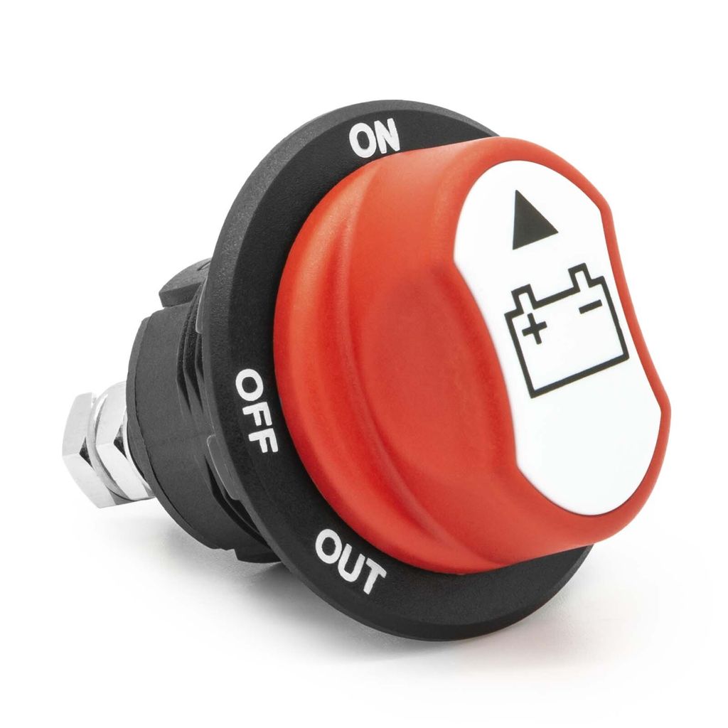 Auto Batterie Trenn Haupt Strom Schalter 100A Notaus Poltrenner Motorrad LKW