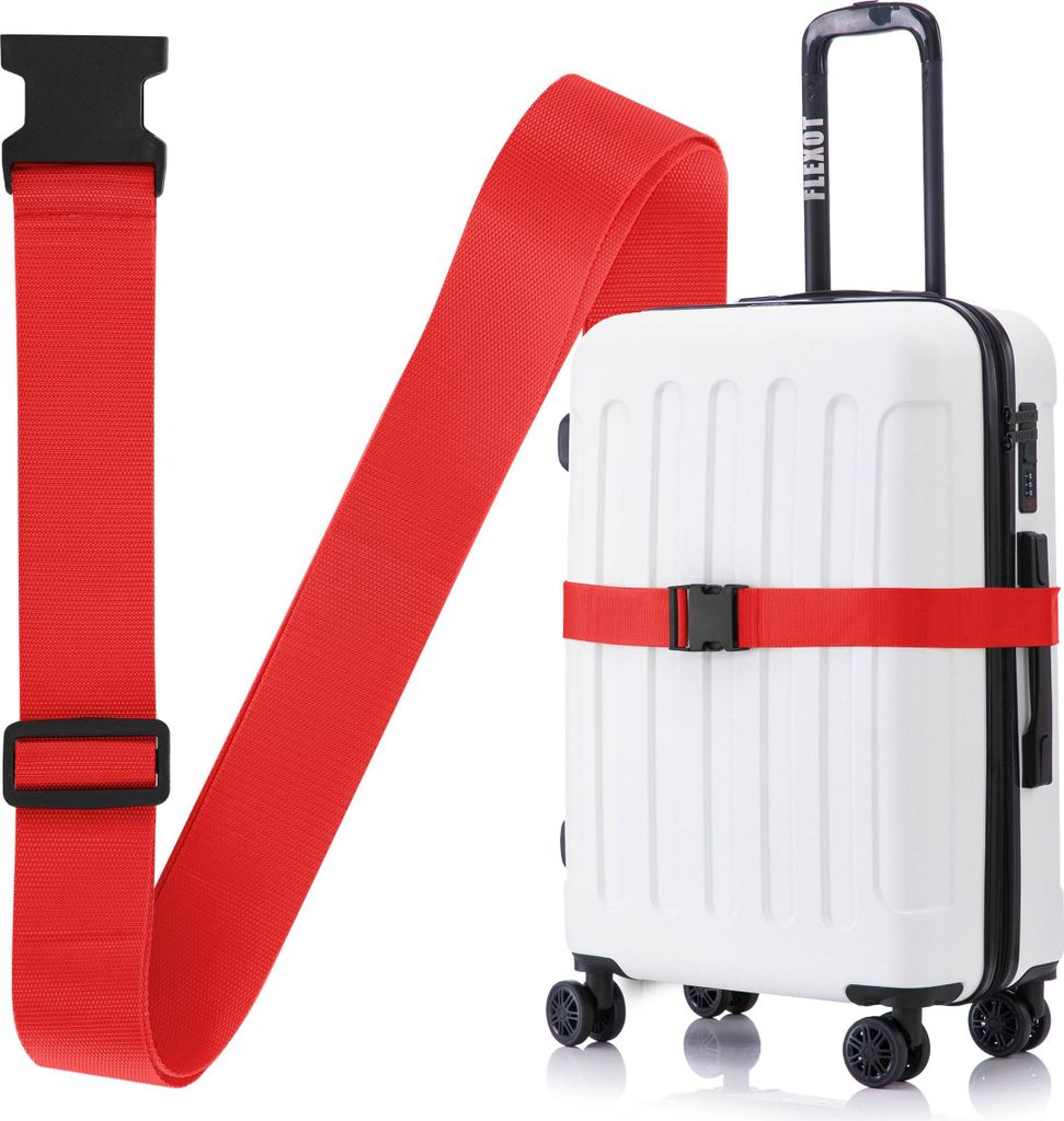Cinghia per valigie Flexot® con fibbia a clip - Cinghia per Immagine del prodotto 