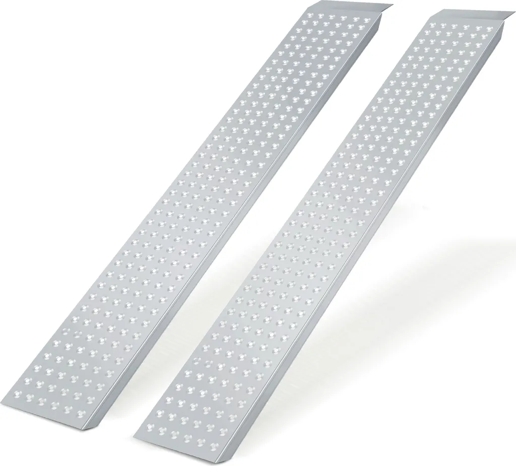 SWANEW 2x rampa carrabile max 400 kg rampa di carico acciaio zincato superficie antiscivolo rampa carrabile rampa rimorchio moto ATV quad auto auto