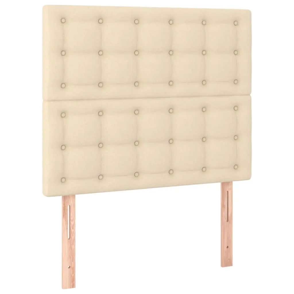 SYFAX™ Testiera Letto Singolo Crema - Sicura e Morbida 90cm