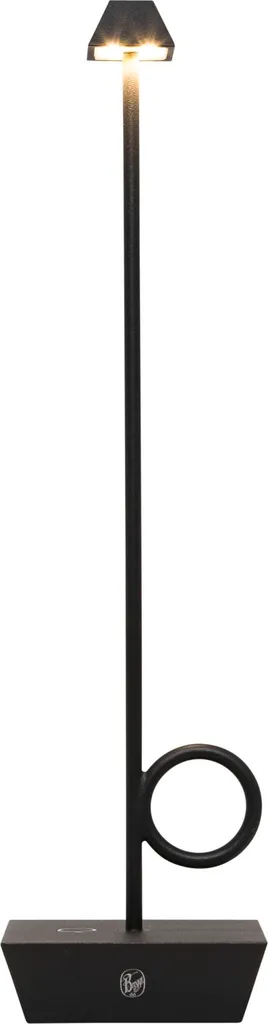 Broggi Lampada Bugia Antracite - Lampe de Table Rechargeable sans Fil
