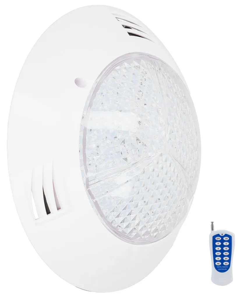 Lampe de Piscine LED IP68 Imperméable 18W Multicolore avec Télécommande