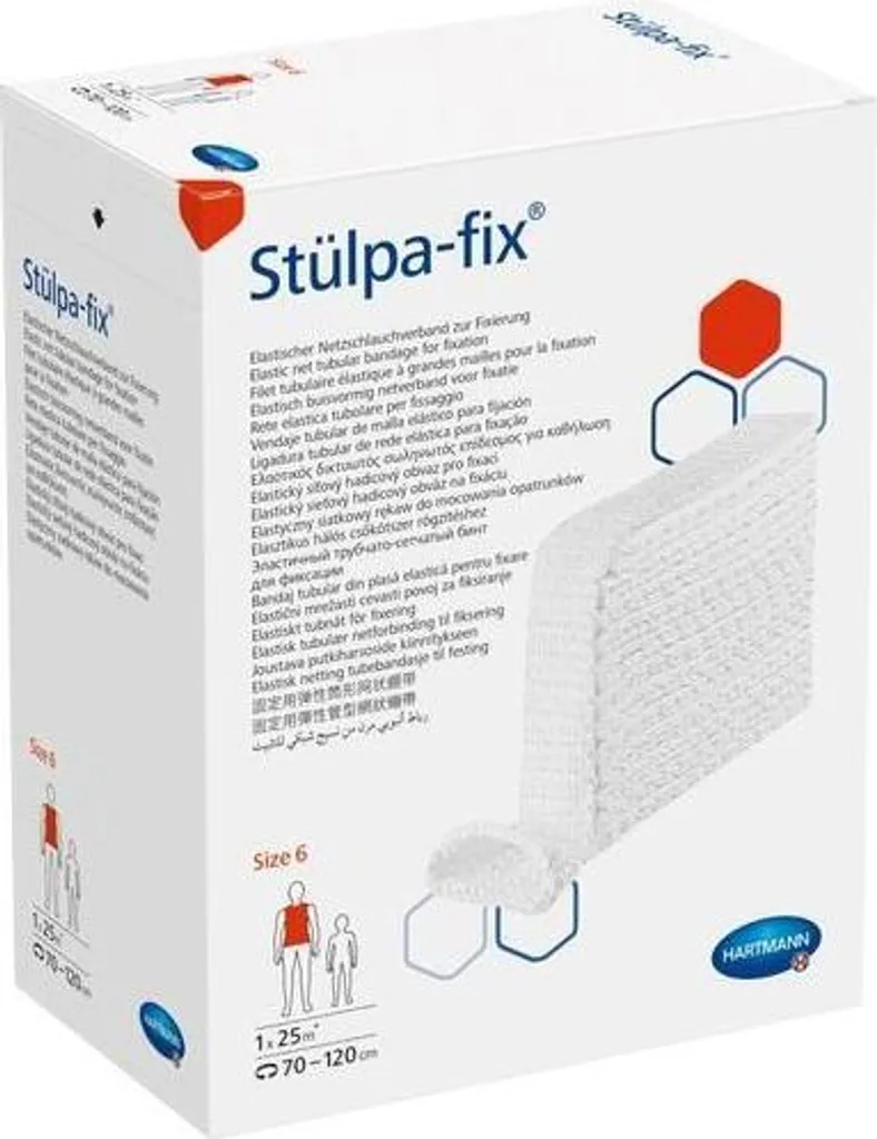 Stülpa Fix Gr.6 Tronc 25m Filet Tubulaire Élastique pour Maintien Fixation