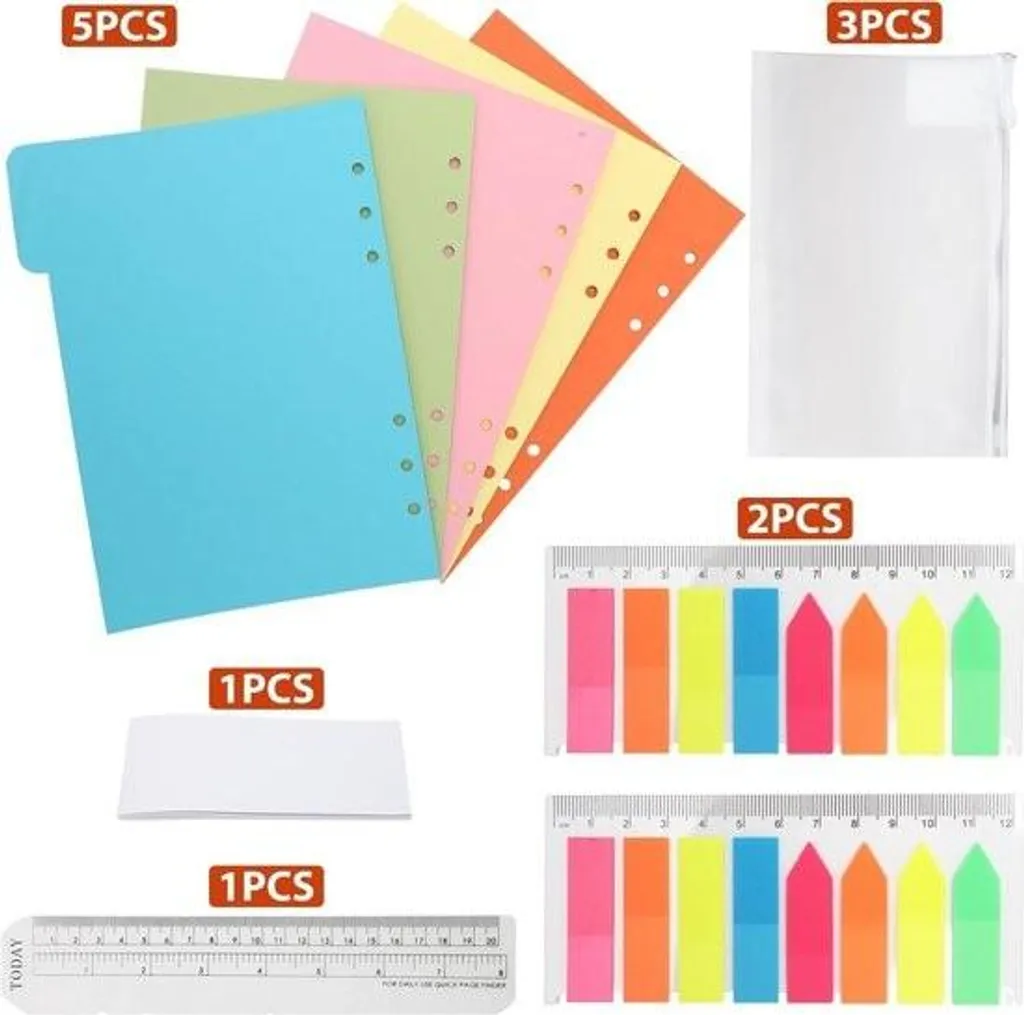 Cahier A5 avec couverture en cuir synthétique pour notes et organisation