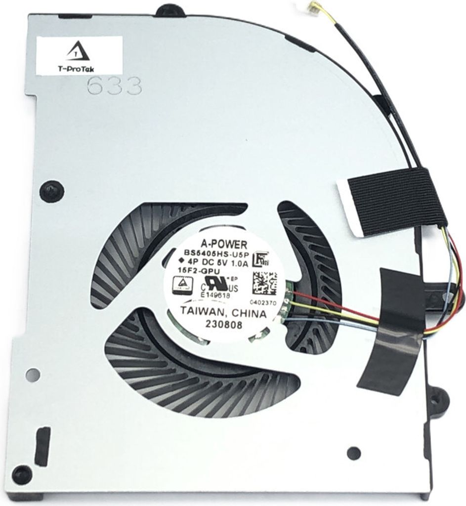 GPU Version Lüfter Kühler FAN kompatibel für MSI 15F2 Stealth 16 BS5405HS-U5N