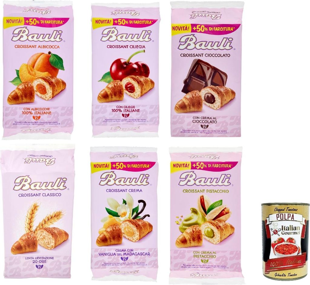Bauli Testpaket Cornetti Croissant brioche kekse kuchen mit Produktbild 