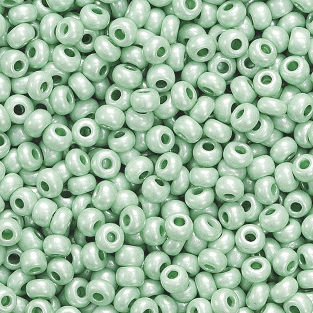 Rocailles 2,5 mm mintgrün VE=6x13g