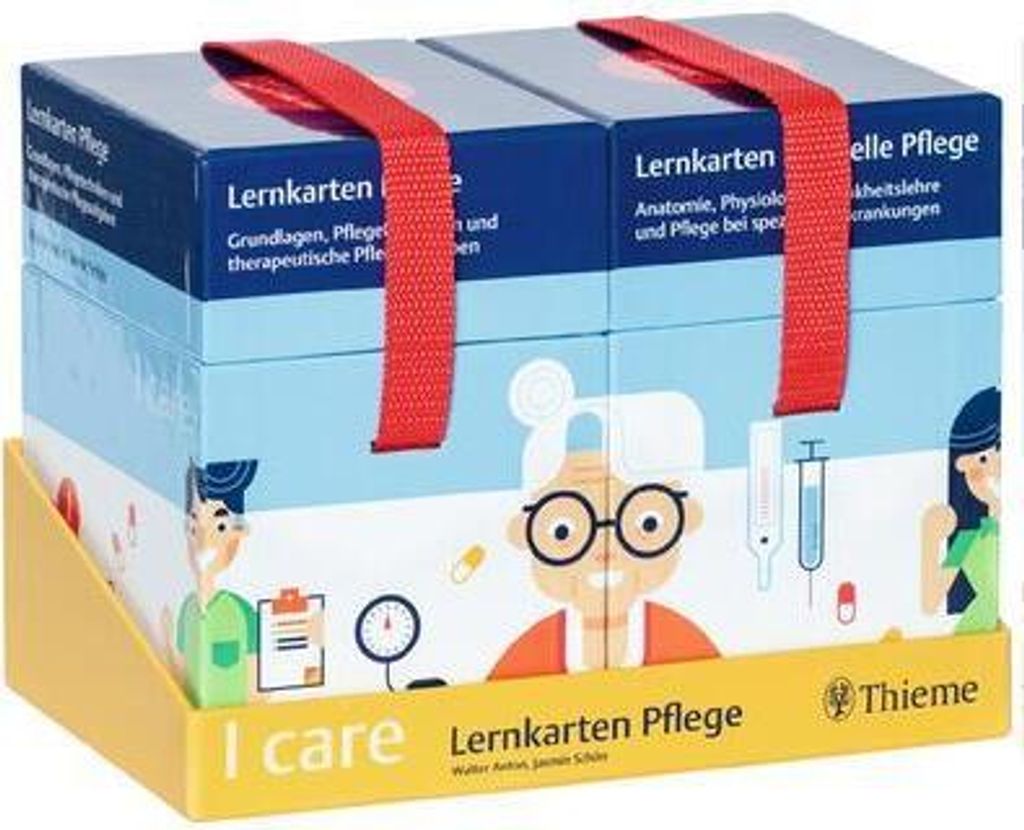 I care Lernkarten Pflege - Set (im Umkarton) Produktbild