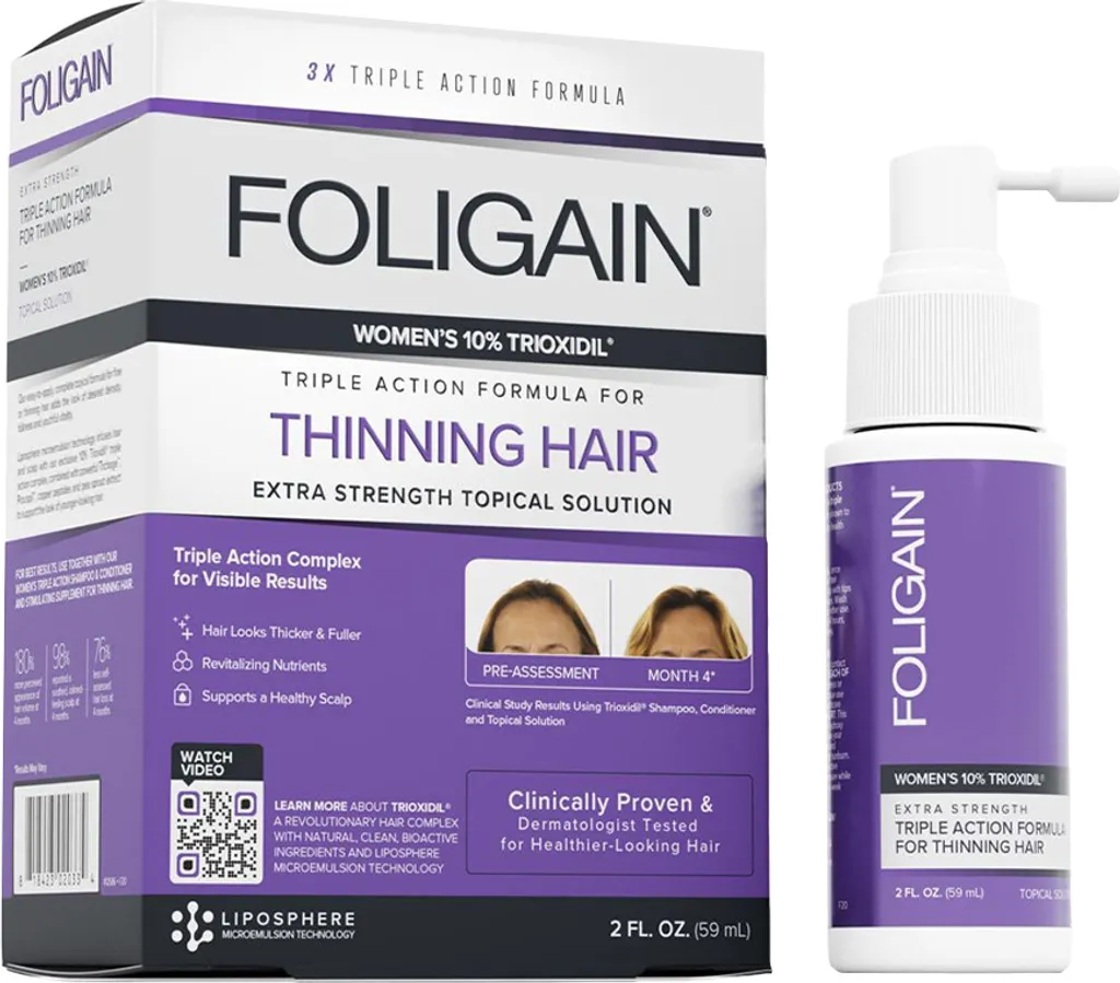 Siero Capelli Diradati Tripla Azione 59ml - Forza e Vitalità Alle Radici