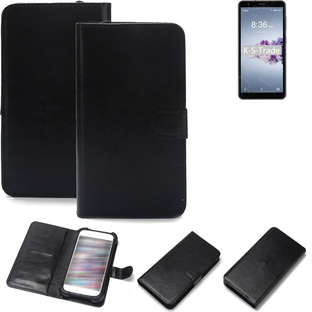 K-S-Trade Handyhülle Schutzhülle kompatibel mit ZTE Blade A3 Prime Handy Schutz Hülle Handyhülle Bumper schwarz 1x