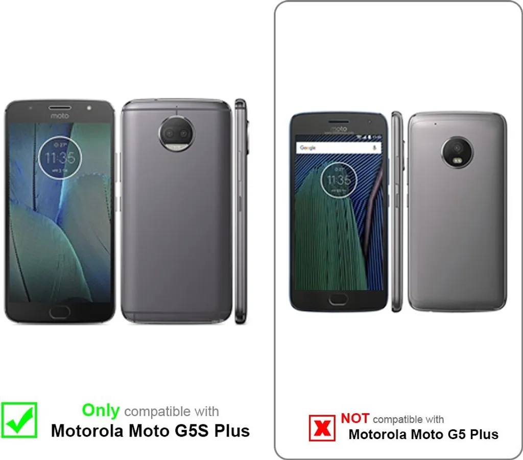 Custodia Motorola Moto G5S Plus Cadorabo | Blu | Sconto e Qualità
