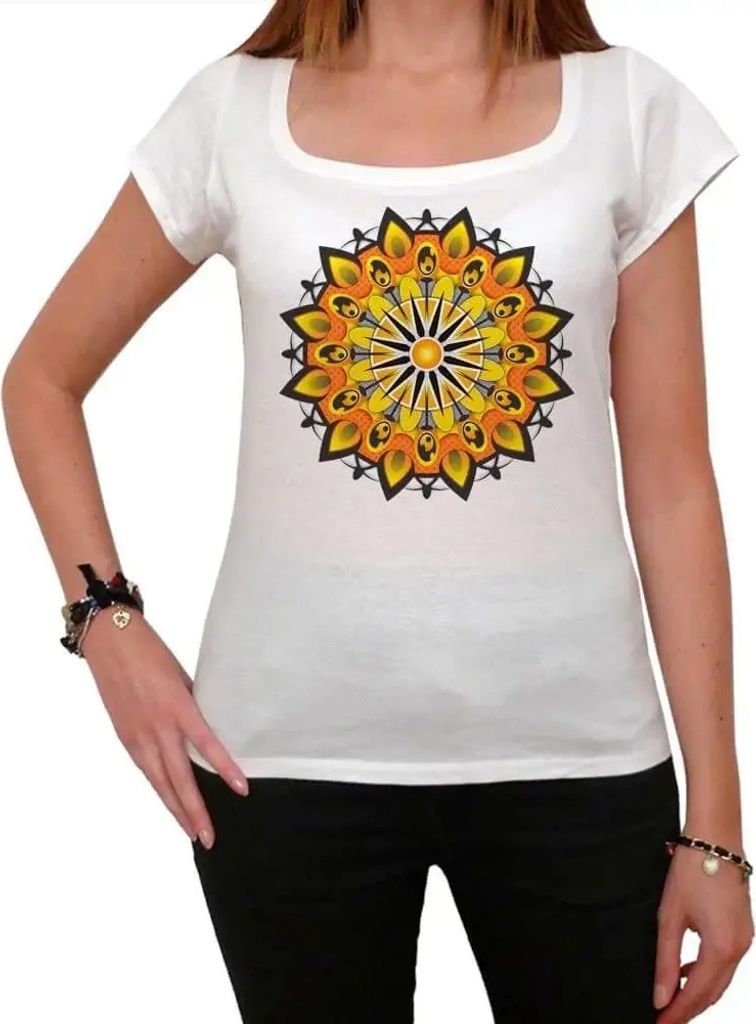 Damen Grafik T-Shirt Mandala 19 Geschenk 19. Geburtstag Jahrestag 19 Jahre Jubiläum 19 Jährige Frau Jahrgang 2005 Kurzarm Lustige Druck