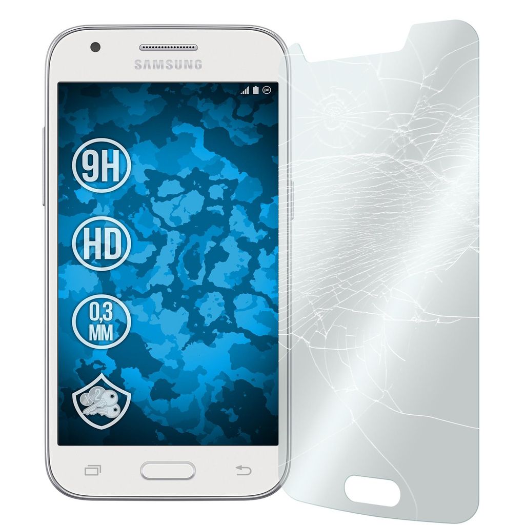 1er-Pack PhoneNatic Glas-Folie klar kompatibel mit Samsung Galaxy Ace 4 - Panzerglas für Galaxy Ace 4