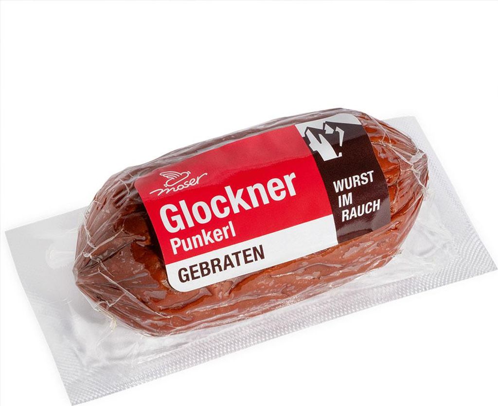 Glockner Punkerl 220g - In Heißrauch stark durchgebratene Produktbild 