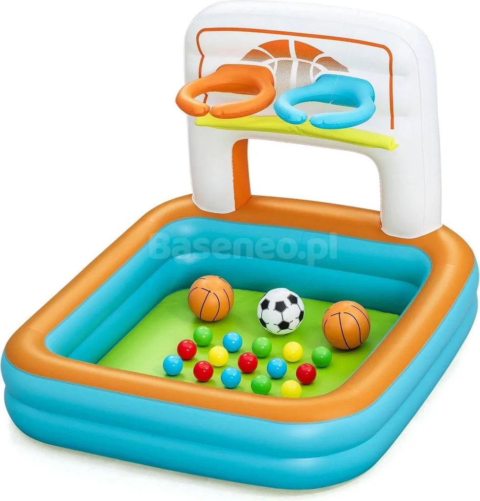 Aire de jeux Bestway 52728 vinyle robuste avec balles multicolores
