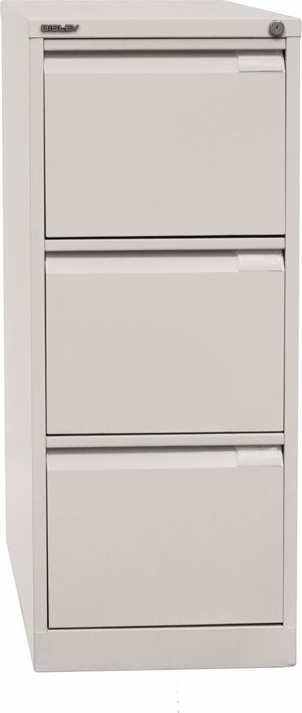 Bisley Hängeregistratur Schrank - 3 Schübe - Farbe: Lichtgrau