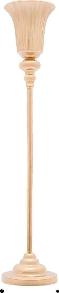 Vase Trompette Doré Stable pour Décoration de Table sans Encombrement