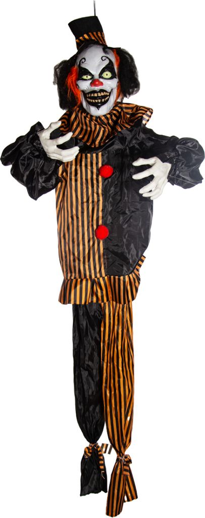 Gloomy der zitternde Horrorclown mit Leuchtaugen & Sound 170 cm