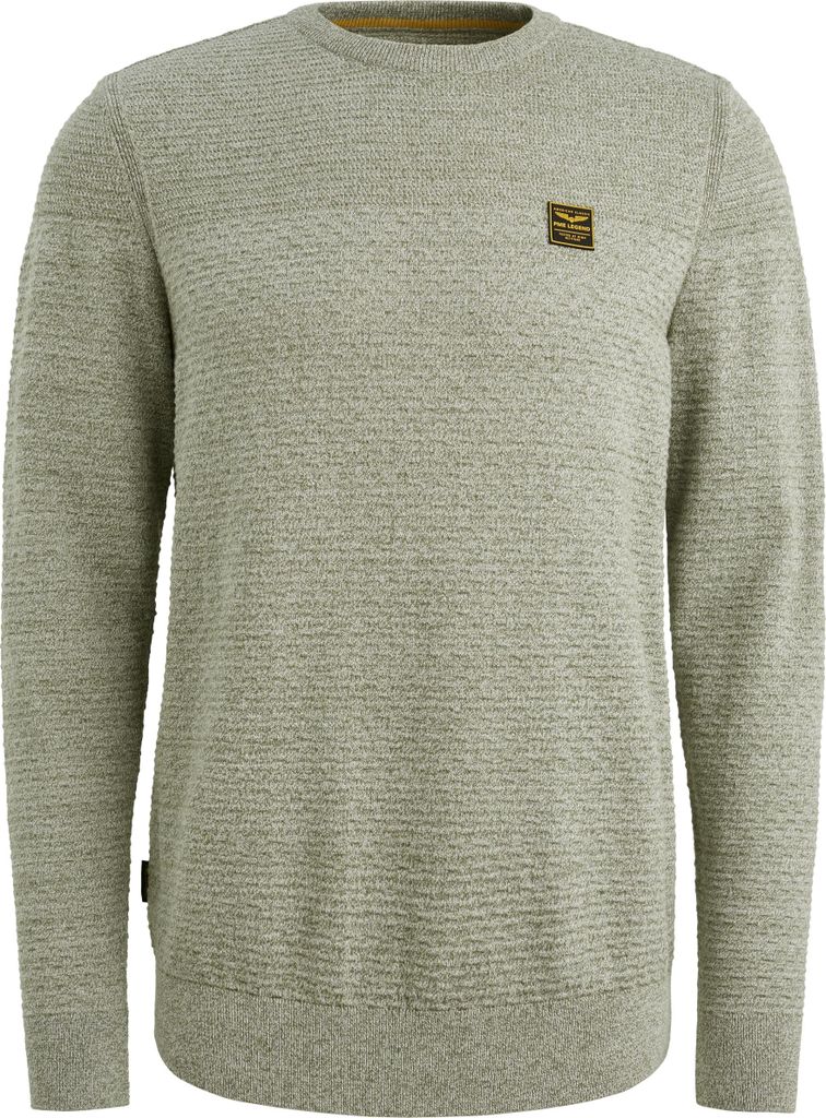PME LEGEND R-neck Baumwolle mouline PKW2511300-6213 L