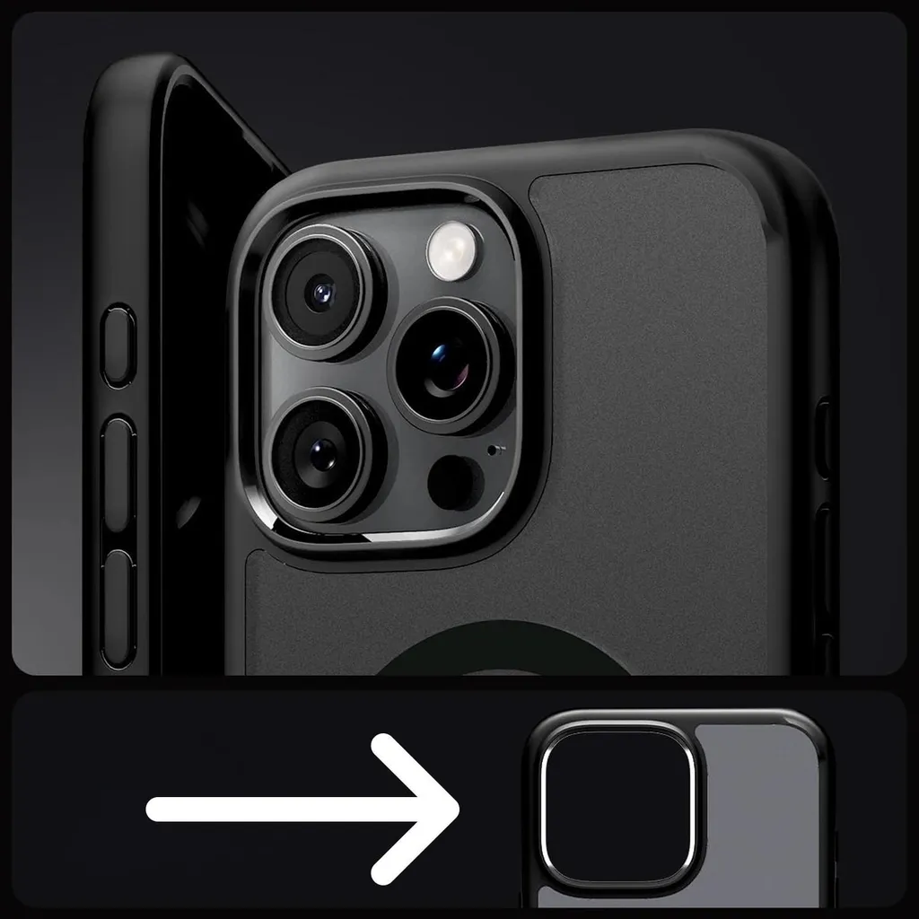 Coque Spigen iPhone 16 Pro Max avec MagSafe Noir - Protection Robuste