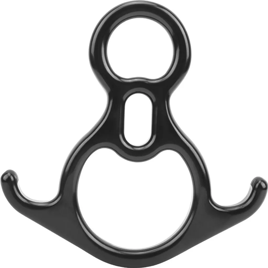 Huit de rappel pour escalade et suspension de hamac de yoga bleu