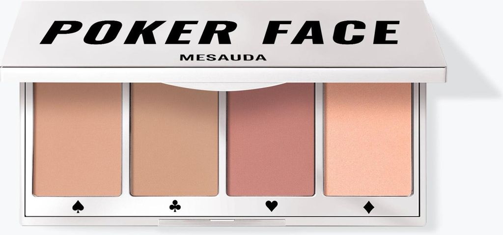 MESAUDA Poker Face, 20 g, Licht, Light, Puder, Gesicht, Palette
