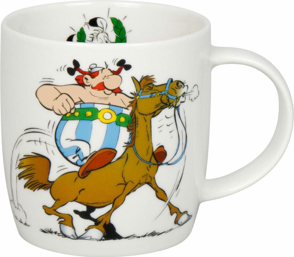 Könitz Becher Asterix - Reiten, New Bone China, Bunt, 400 Immagine del prodotto 