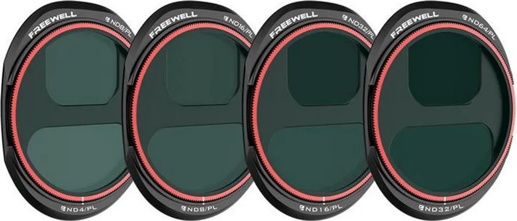 Freewell Bright Day Filtres ND/PL DJI Mavic 4 Pro : Qualité 4K (4pcs)