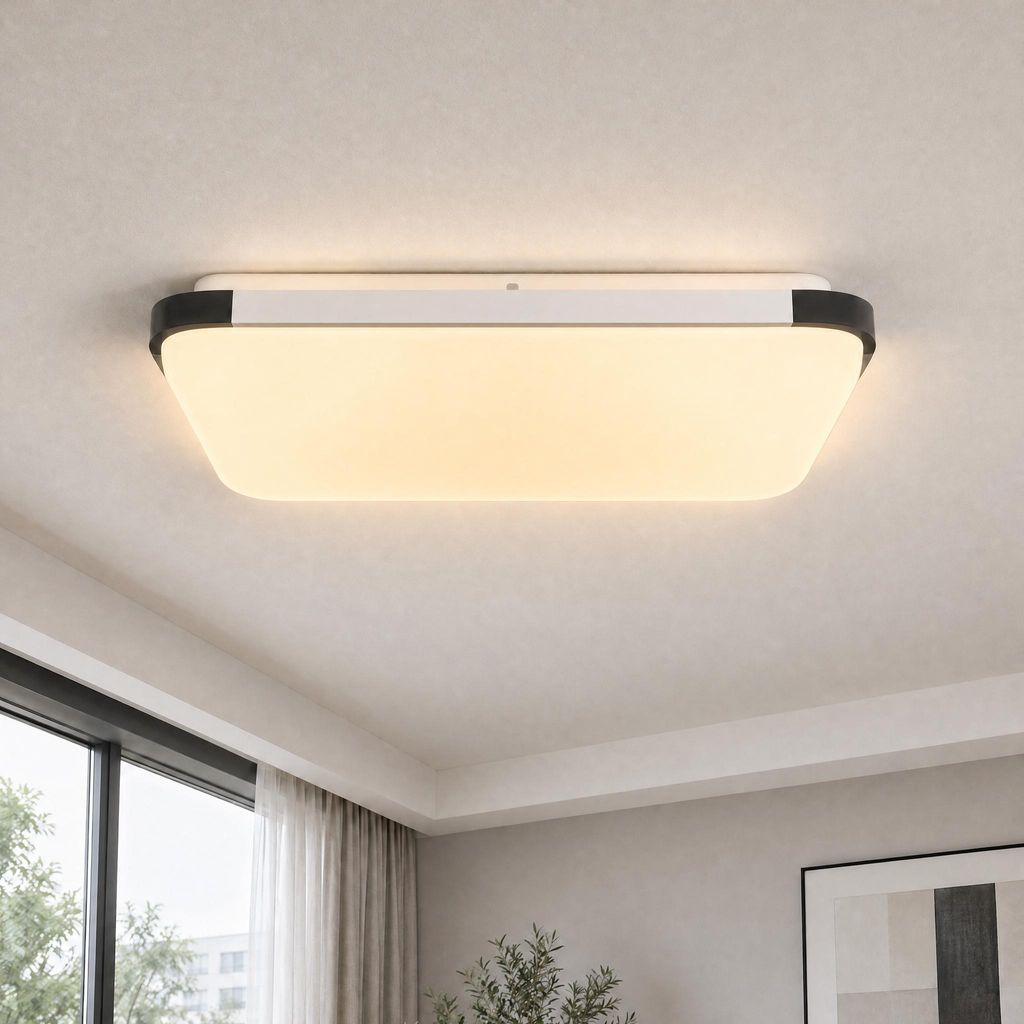 LZQ Acryl LED Deckenleuchte 72W Kaltweiß Deckenlampe Flur Produktbild 