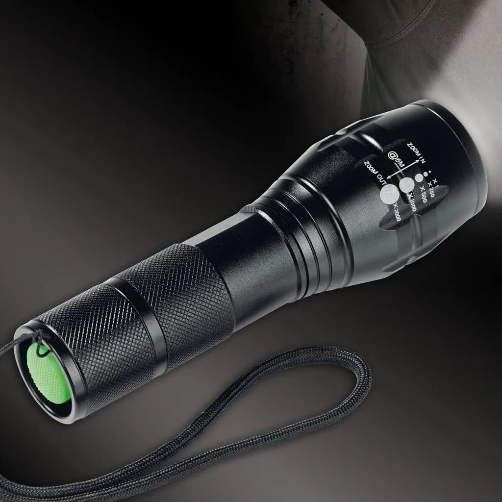 EASYmaxx Security Lampe de poche 4,5V noire éclairage LED de secours - 10