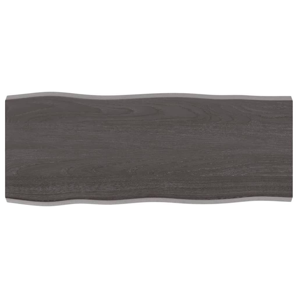 vidaXL Plateau de table 100x40x(2-4) cm Bois massif traité Image du produit 