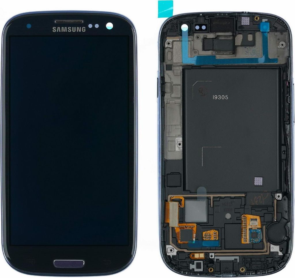 Display für Samsung Galaxy S3 LTE (GT-i9305) Farbe: Blau Displayglas Touchscreen Bildschirm