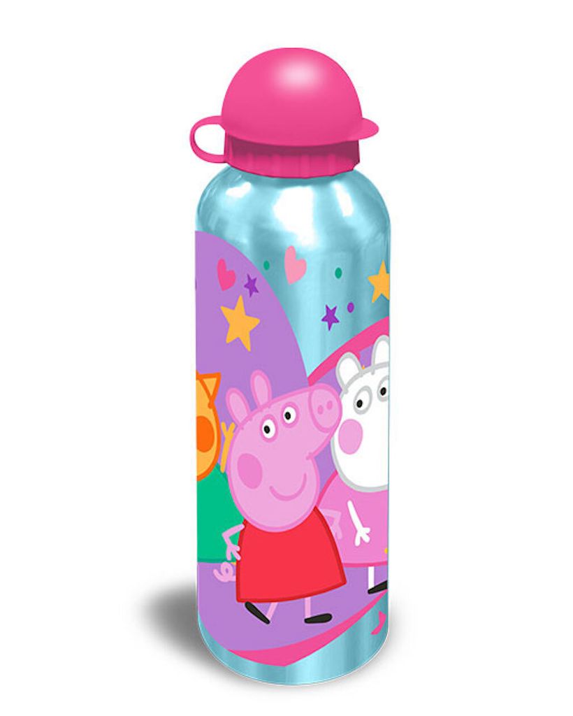 Peppa Wutz Aluminium Trinkflasche 500ml Produktbild 