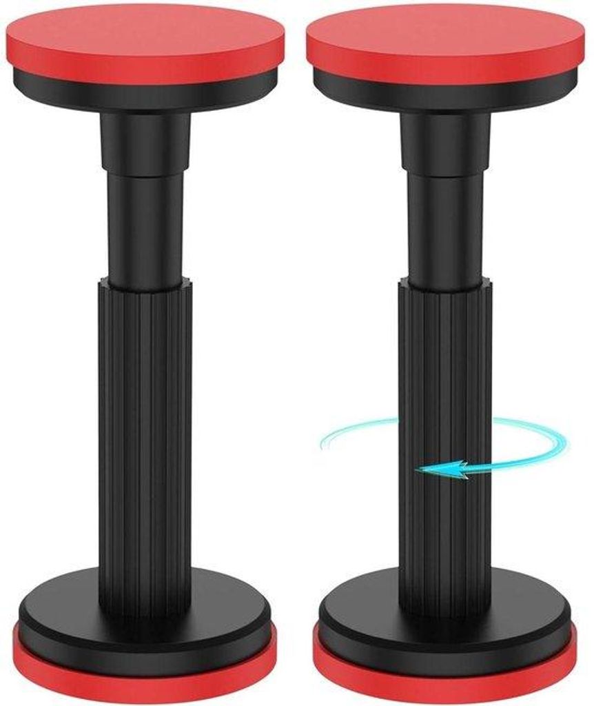 Verstellbare Hefstangen für Möbel - 18-45 cm - 2er Set - 100 kg Tragfähigkeit - für Kleiderschränke, Sitzmöbel und Waschbecken