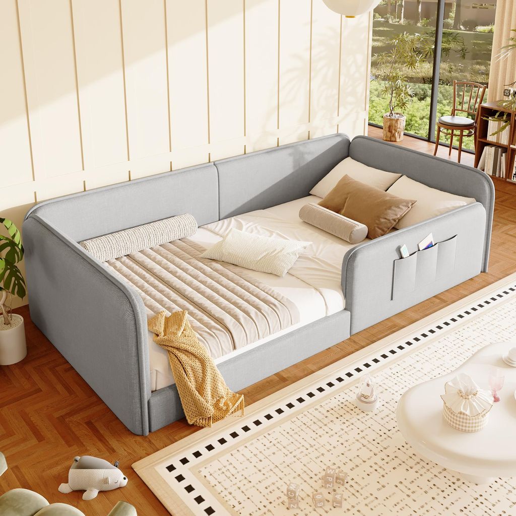 Flieks kinderbed 90x200 cm met valbeveiliging, Productafbeelding 