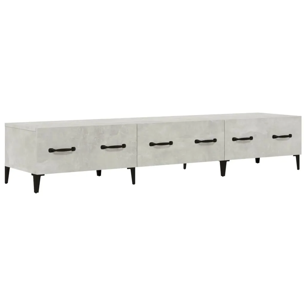 Mobile TV Cemento 150 cm | Supporto Multimediale Robusto e Stabile