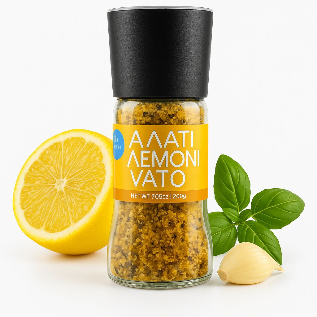 Bagatzounis Zitronensalz in Mühle 200 g Produktbild 