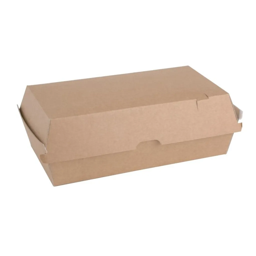 Contenant alimentaire biodégradable en kraft Fiesta 204 mm - Lot de 100