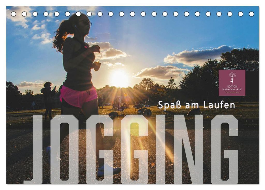 Jogging - Spaß am Laufen (Tischkalender 2027 DIN A5 quer), CALVENDO Monatskalender