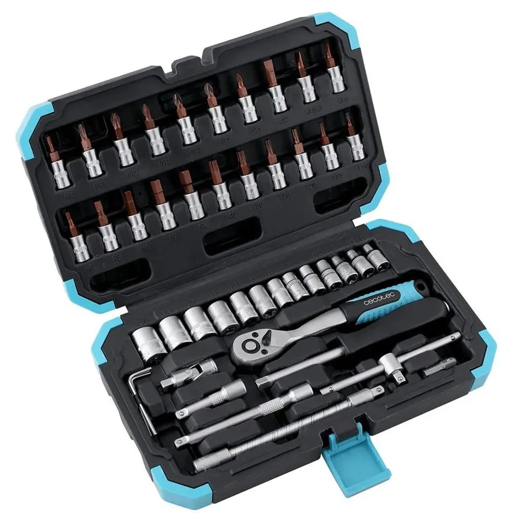 Cecotec Macgyver Krk 2200 Boîte à Outils Argentée avec Set de Rangement