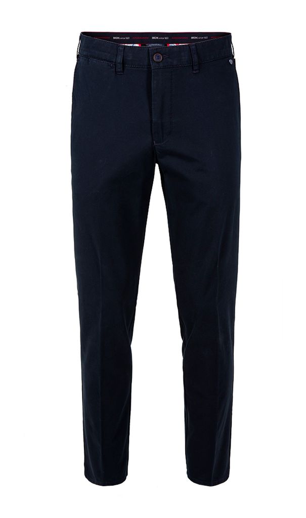 Brühl - Comfort Fit - Herren Chino Hose, London (0643183830100), Größe:27, Farbe:Marine (680)
