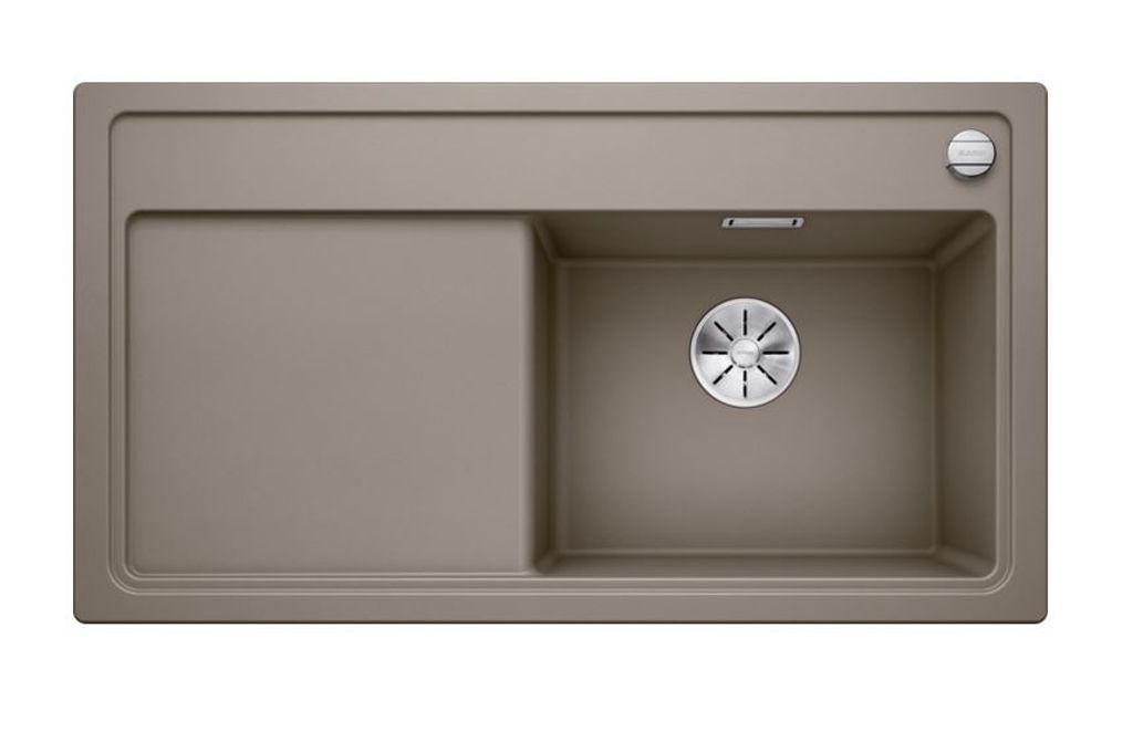 BLANCO ZENAR 5 S, Schrankwaschbecken, Silgranit, Beige, Links, 50 cm, Deutschland