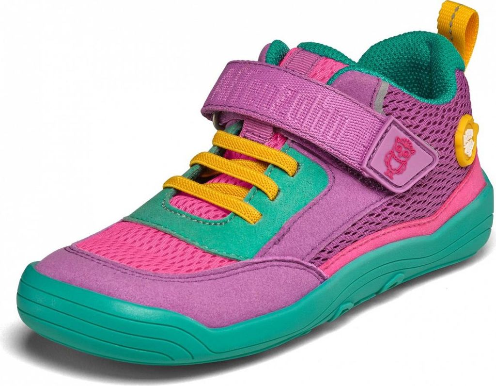 Affenzahn Cherly Eule Klettschuh Lila Produktbild 
